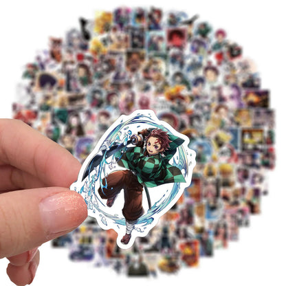 Demon Slayer Anime Cartoon Sticker Set 100 200 Pieces