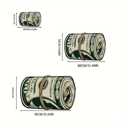 VIKAMA Dollar Pattern Non-Slip Indoor Area Rug