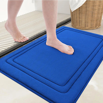 Olanly Memory Foam Soft Non-Slip Bath Mat