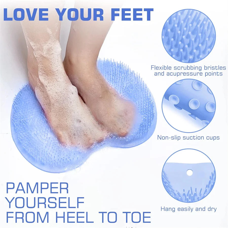 Shower Foot Scrubber Mat
