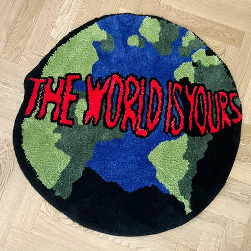 Earth Round Non-Slip Soft Bath Mat