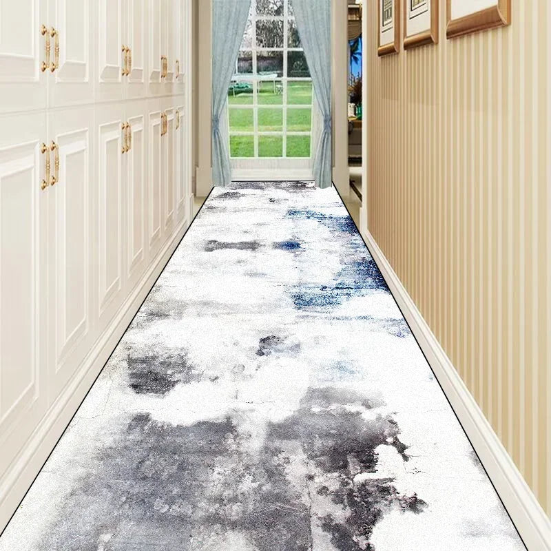 Nordic Abstract Long Corridor Runner Rug