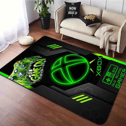 Xbox gaming large washable non-slip rug