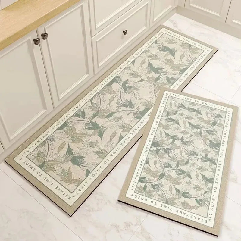 VIKAMA Absorbent Non-Slip Kitchen Floor Mat