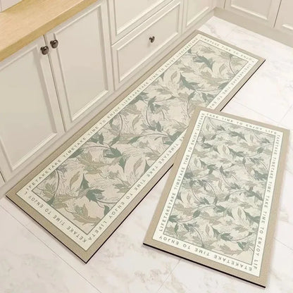VIKAMA Absorbent Non-Slip Kitchen Floor Mat