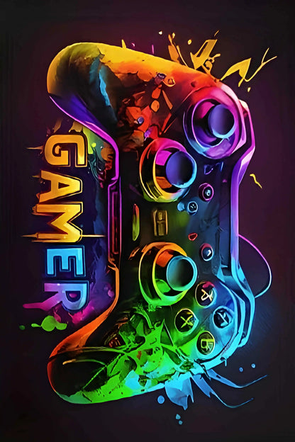 Gaming Controller Rug for Boys Room