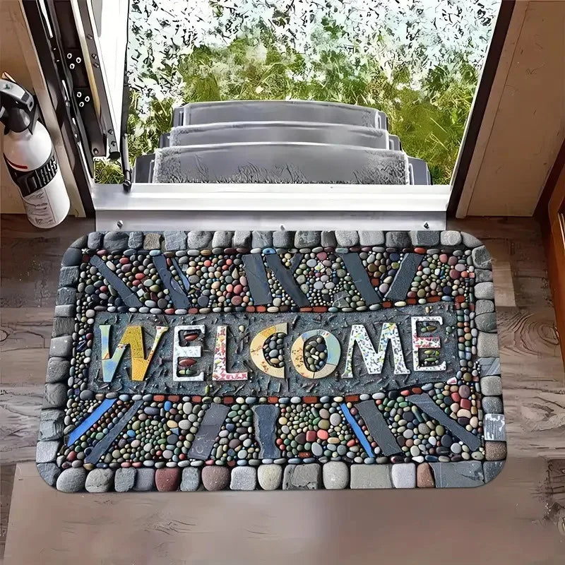 VIKAMA Camping Van Non-Slip Welcome Doormat