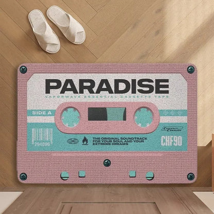 Retro Cassette Tape Floor Mat