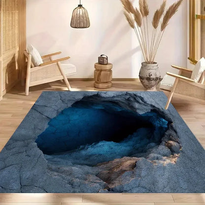 VIKAMA 3D Swimming Pool Fish Pond Non-Slip Area Rug