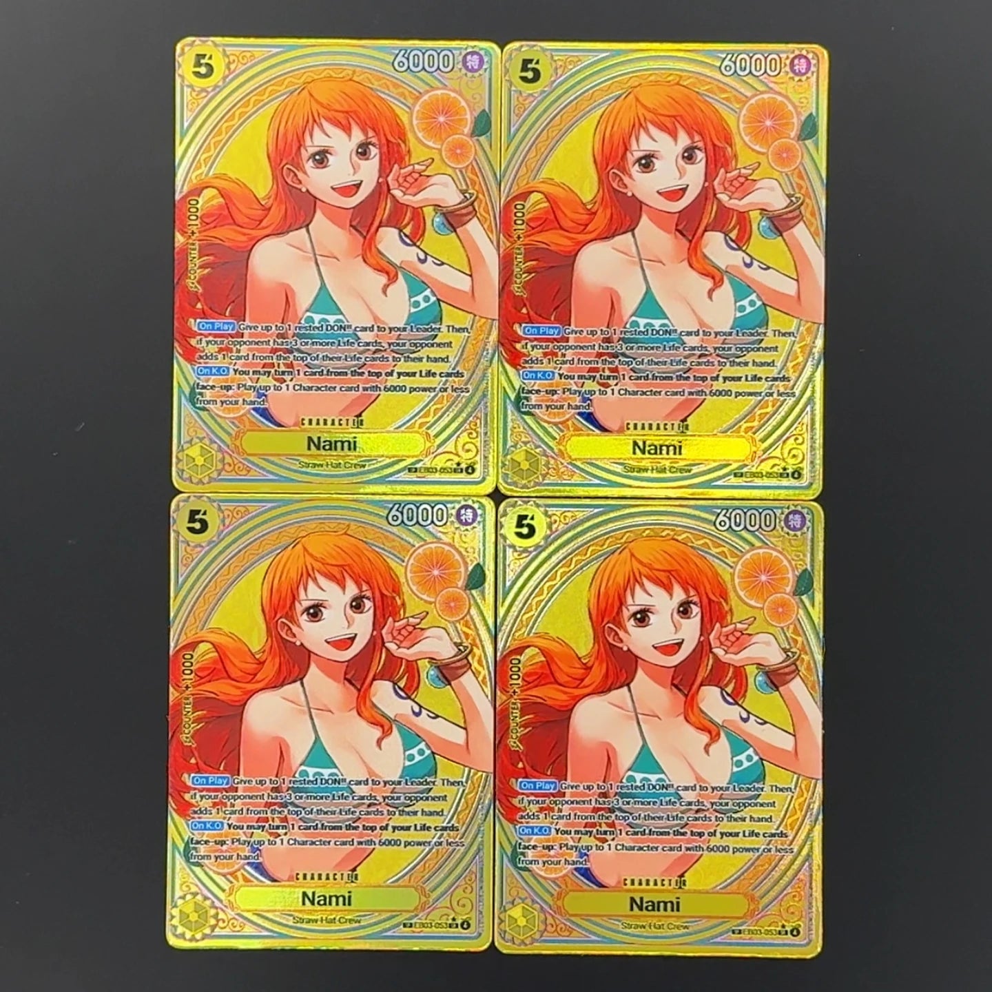 One Piece EB03 Heroines SP Textured Foil Card Set