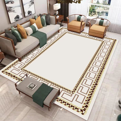 Nordic geometric luxury living room rug