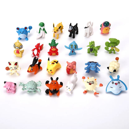 Pokemon Pikachu Mini Action Figure Set 24 144 Pieces
