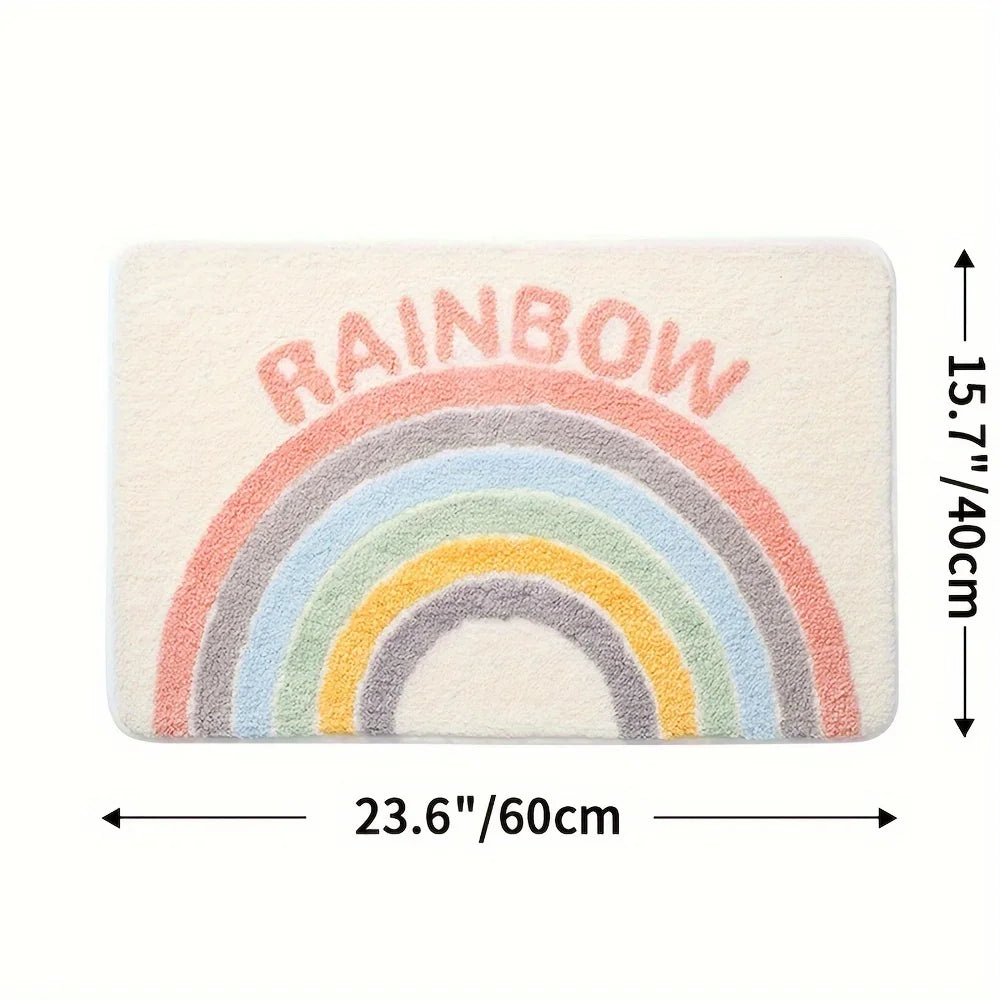 VIKAMA Bathroom Entrance Water-Absorbing Non-Slip Floor Mat