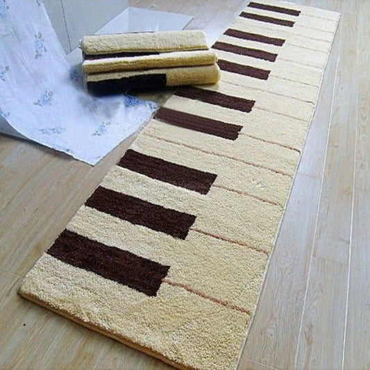 Piano Soundproof Plush Carpet Thickened Non-Slip Living Room Bedroom Stool Foot Floor Mat