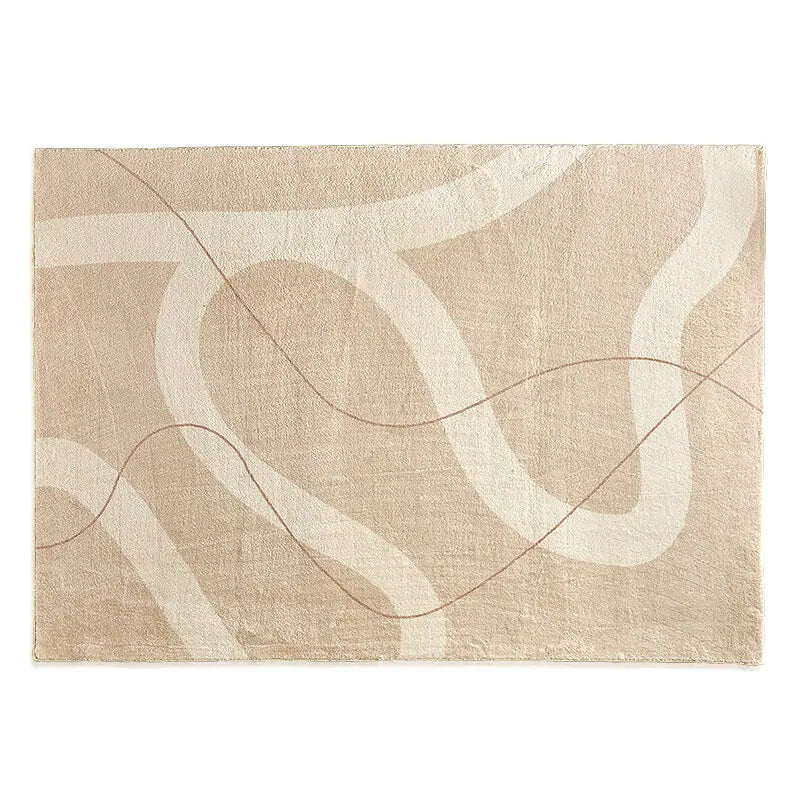 Japanese Minimalist Plush Non-Slip Area Rug