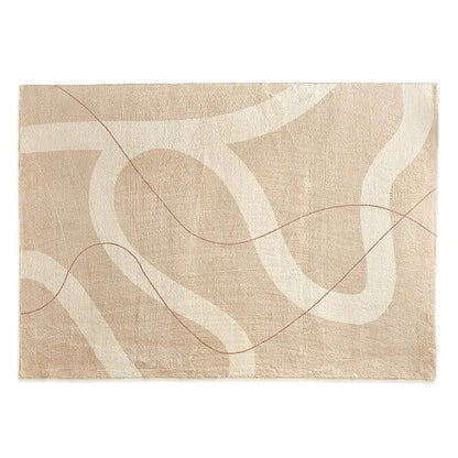 Japanese Minimalist Plush Non-Slip Area Rug