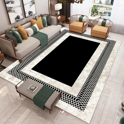 Nordic geometric luxury living room rug