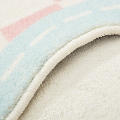 Nordic Irregular Shape Plush Washable Area Rug