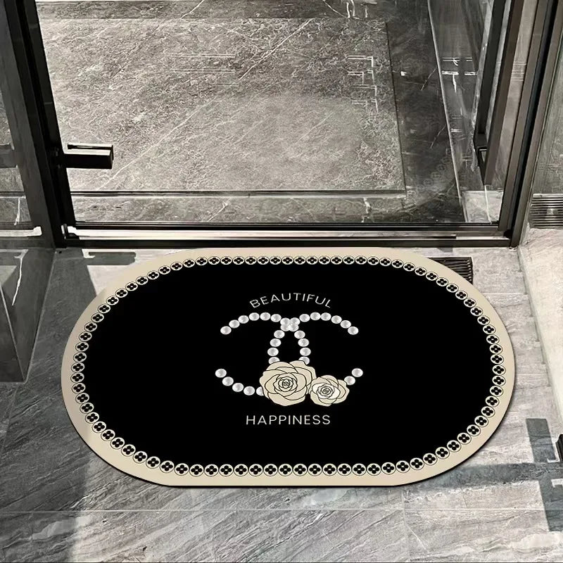 VIKAMA Bathroom Anti-Slip Absorbent Floor Mat