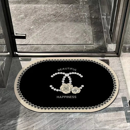 VIKAMA Bathroom Anti-Slip Absorbent Floor Mat