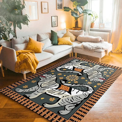 Bohemian Tiger Floral Rug