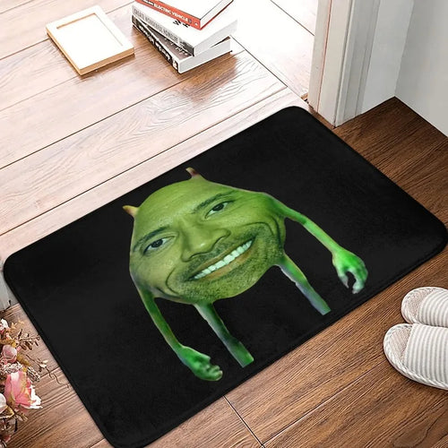Dwayne “The Rock” Johnson Meme Doormat Anti-Slip Floor Mat Bathroom Kitchen Bedroom Rug Carpet