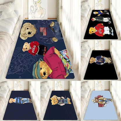 Cute Teddy Bear Non-Slip Floor Mat