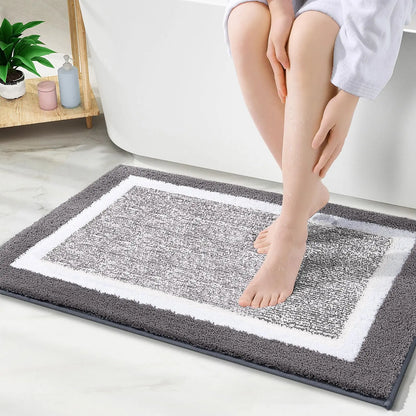 Olanly Microfiber Soft Non-Slip Bath Mat