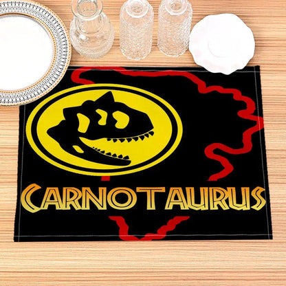 Jurassic Park Print Linen Kids Placemat Set