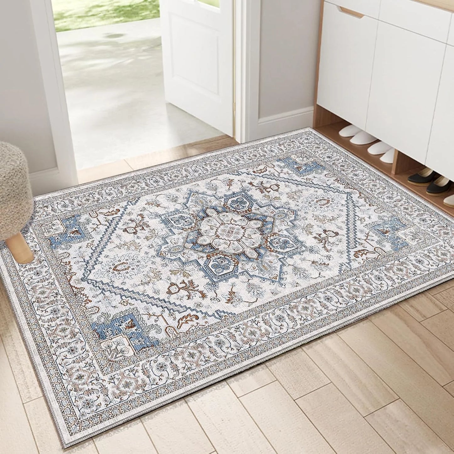 Boho Persian Geometric Non-Slip Door Mat
