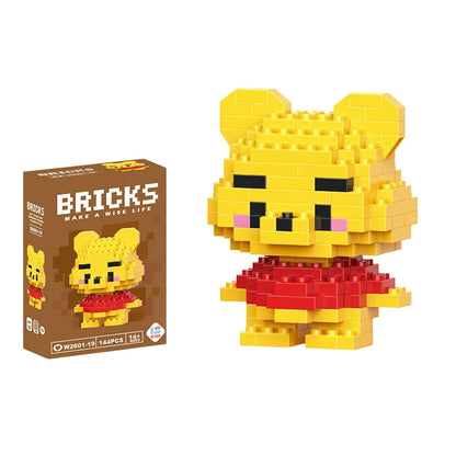 Disney Winnie LinaBell StellaLou Building Blocks Toy Set