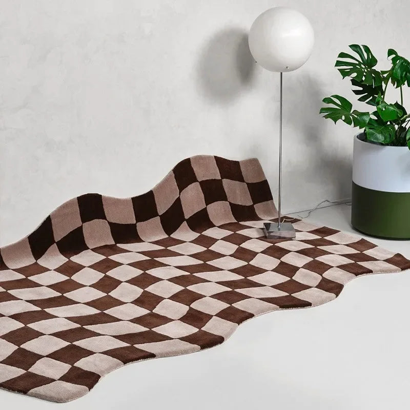 Nordic Vintage Irregular Washable Soft Area Rug