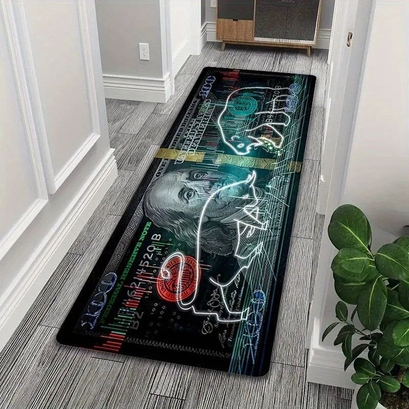 US Dollar Print Kitchen Mat Carpet