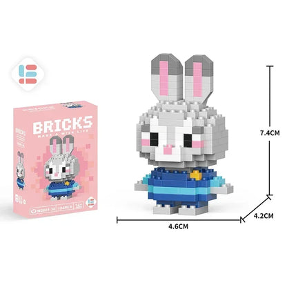 Disney Stitch Mini Building Blocks Kids DIY Toy Set
