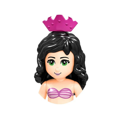 Disney Princess Character Building Blocks Toy Set