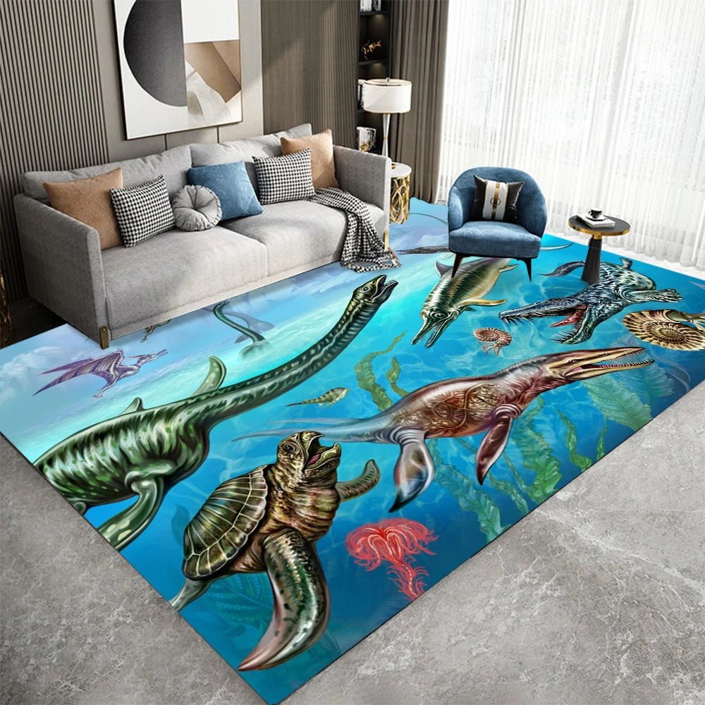 3D Ocean Animal Area Rug