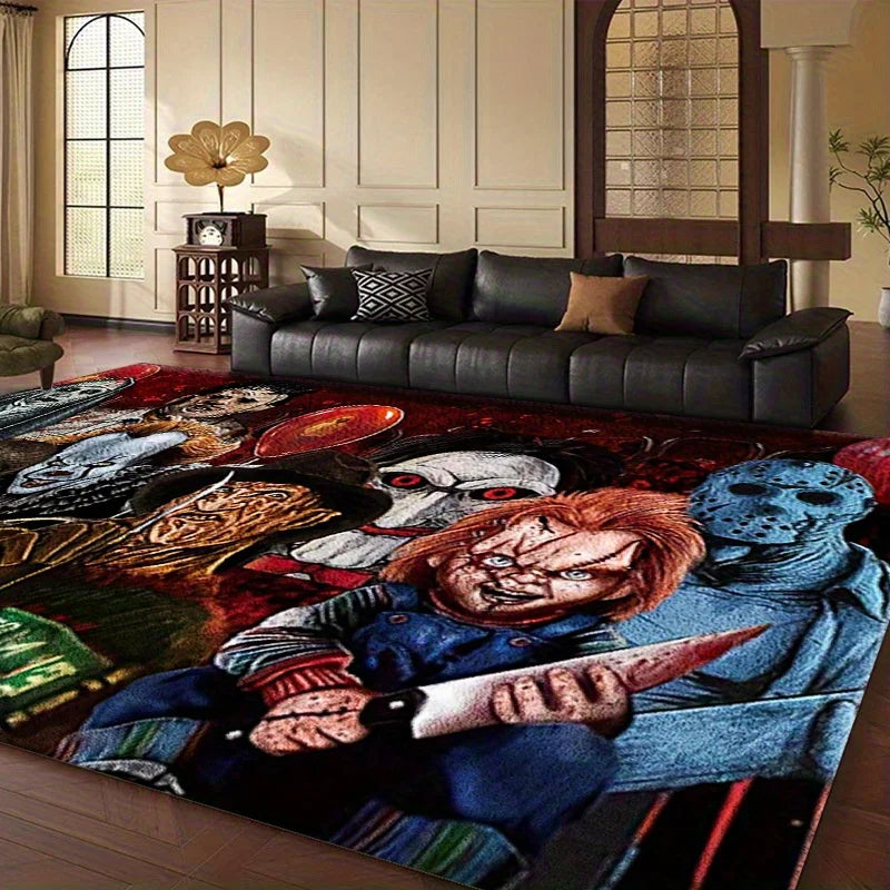 Vintage Horror Movie Character Non-Slip Area Rug