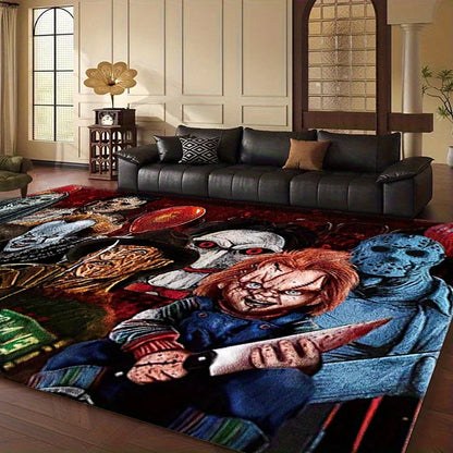 Vintage Horror Movie Character Non-Slip Area Rug