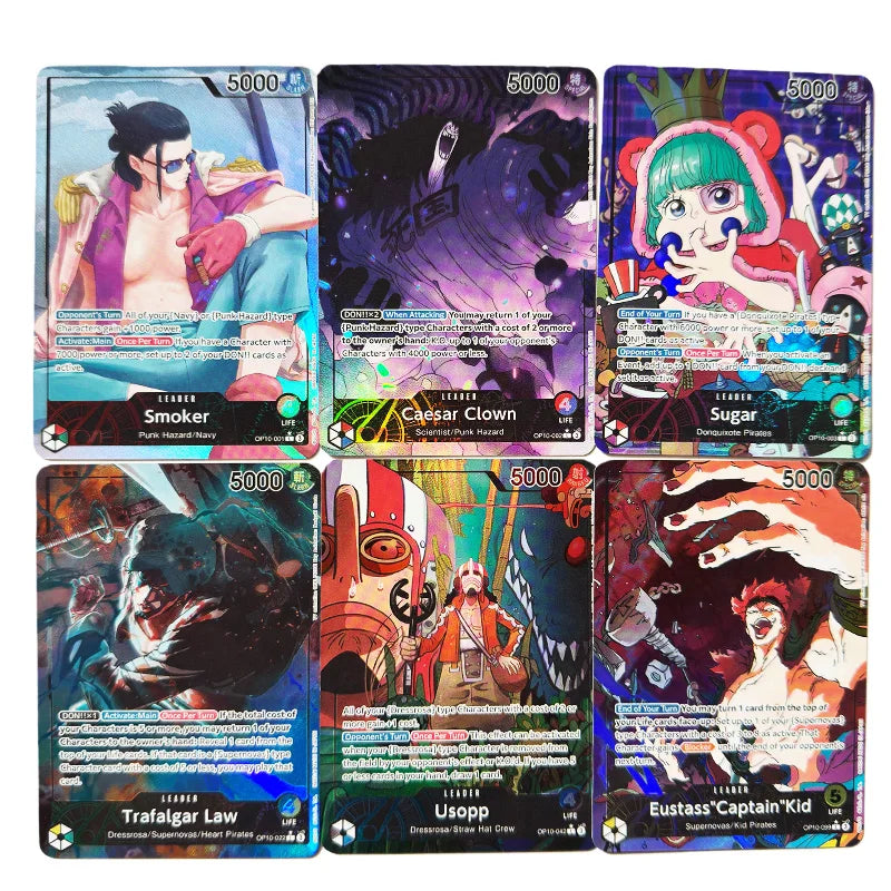 One Piece English Leader Character Card Collection Set
