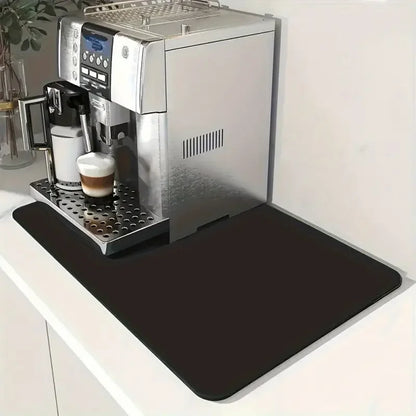 VIKAMA Diatomaceous Kitchen Drying Mat Absorbent Non-Slip Coffee Machine Table Rug Home Decor