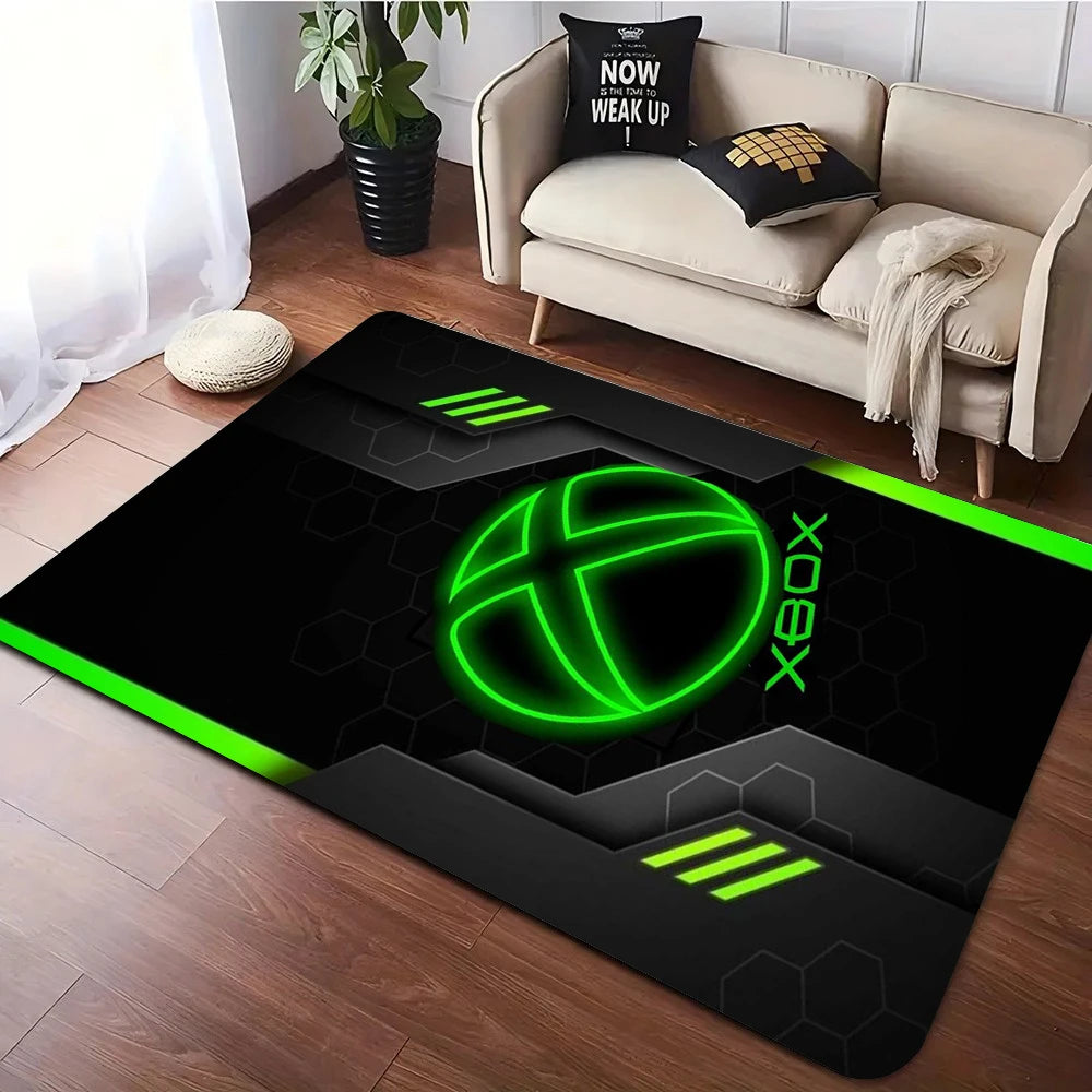 Xbox gaming large washable non-slip rug