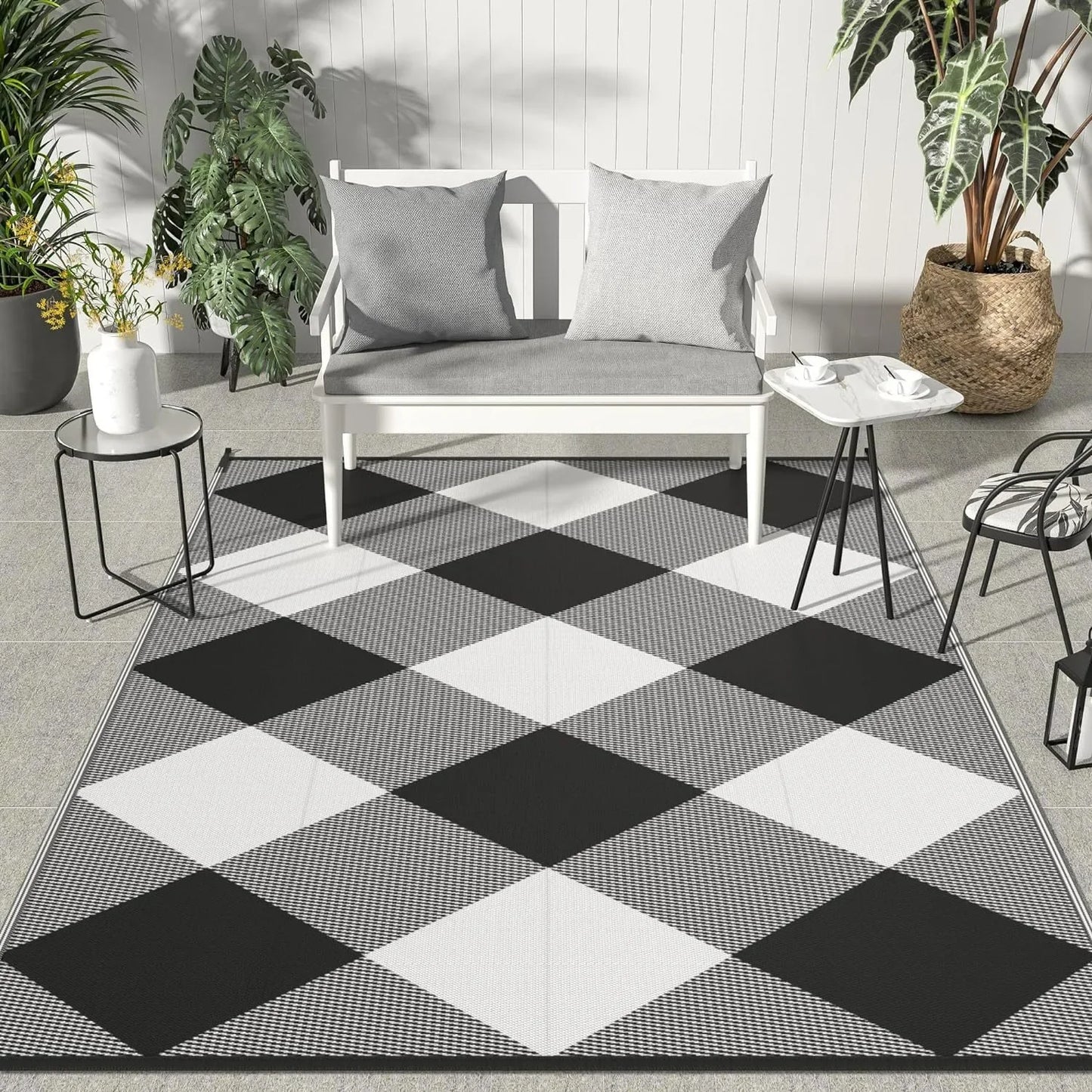 VIKAMA Outdoor Camping Picnic Carpet Moisture-Proof Washable Easy-Clean Floor Mat