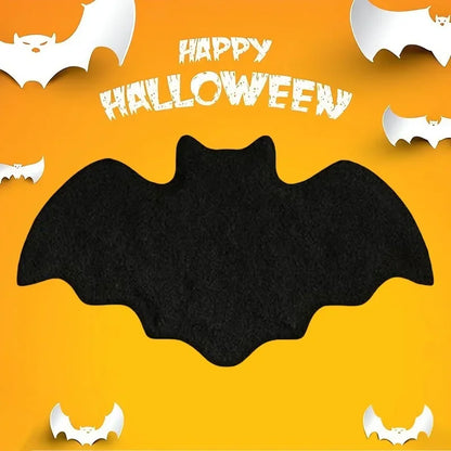 Black Spider Web Halloween Non-Slip Bath Rug