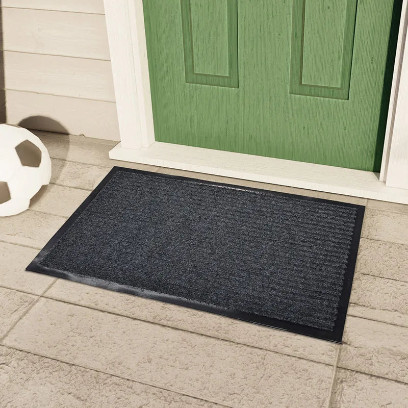 Welcome Door Mat Natural Rubber Non-Slip Dirt-Resistant Carpet Odorless Easy-Clean Entrance Rug