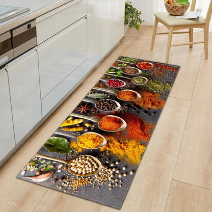 Kitchen Rug Durable Waterproof Non-Slip Large Washable Entrance Doormat Home Floor Carpet House Hold Mat Home Decor