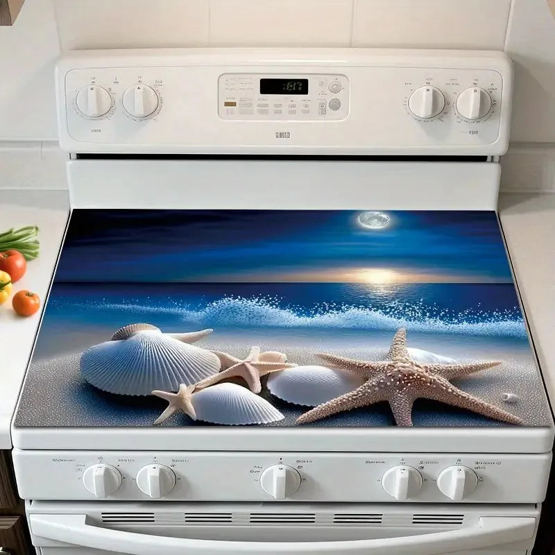 Ocean beach absorbent quick-dry kitchen counter mat