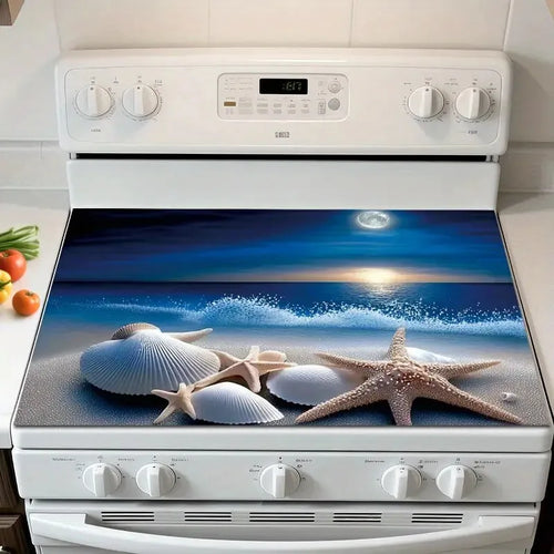 Ocean beach absorbent quick-dry kitchen counter mat