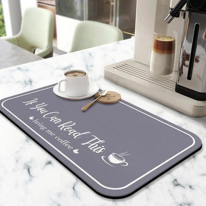 Absorbent Coffee Machine Drip Mat