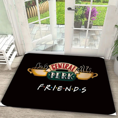 Friends Central Perk coffee cup non-slip rug
