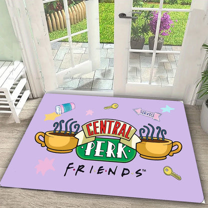 Friends Central Perk coffee cup non-slip rug